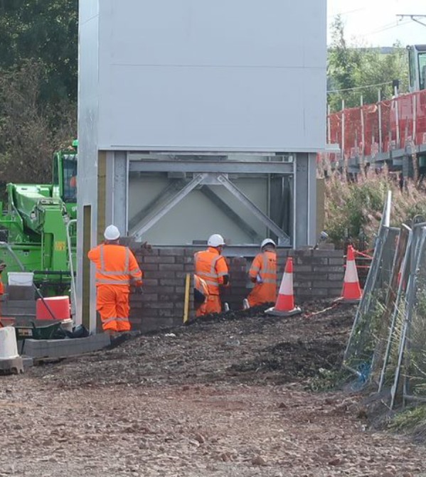 East Linton Station Construction - 2022-09-23